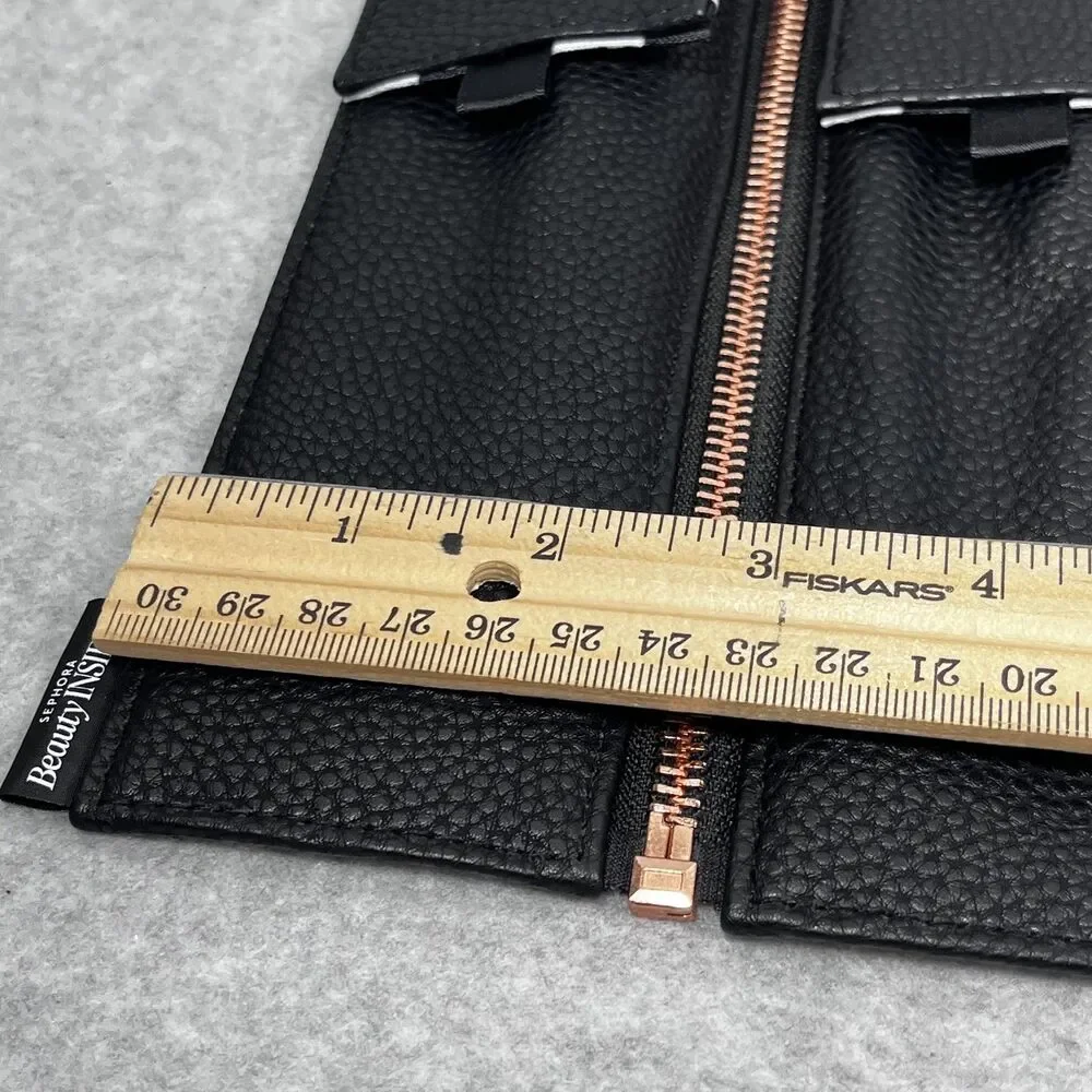 Sephora Beauty‎ Insider Roll It Up PRO Brush Roll 5 Pouch Rose Gold Makeup Case